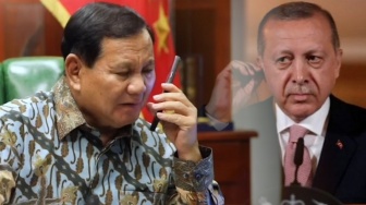 CEK FAKTA: Isu HAM jadi Alasan Erdogan Walk Out saat Prabowo Berpidato