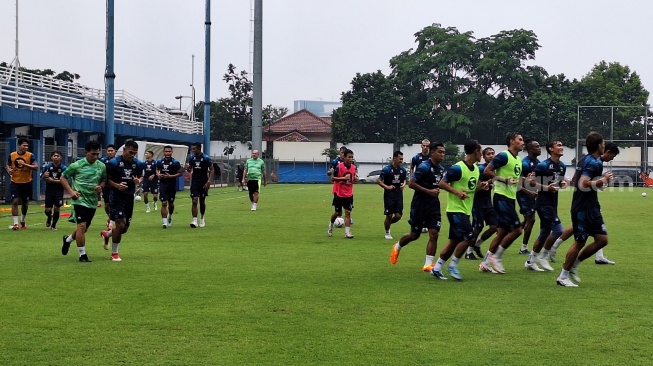 Latihan Perdana Jelang Putaran Kedua BRI Liga 1, Dua Pemain Asing Persib Absen