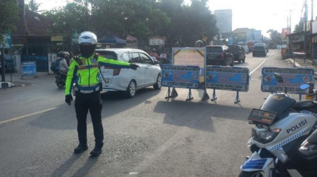 Satu Arah 1,5 Jam, Arus Balik di Garut Padat, Sistem One Way Diterapkan