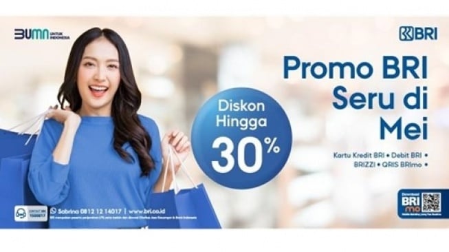 Ini 8 Kota di Indonesia yang Mendapatkan Promo BRI hingga 30 Persen di Akhir Pekan